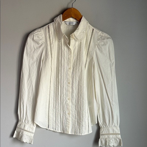 & OTHER STORIES Scalloped Blouse 0 - Picture 2 of 10